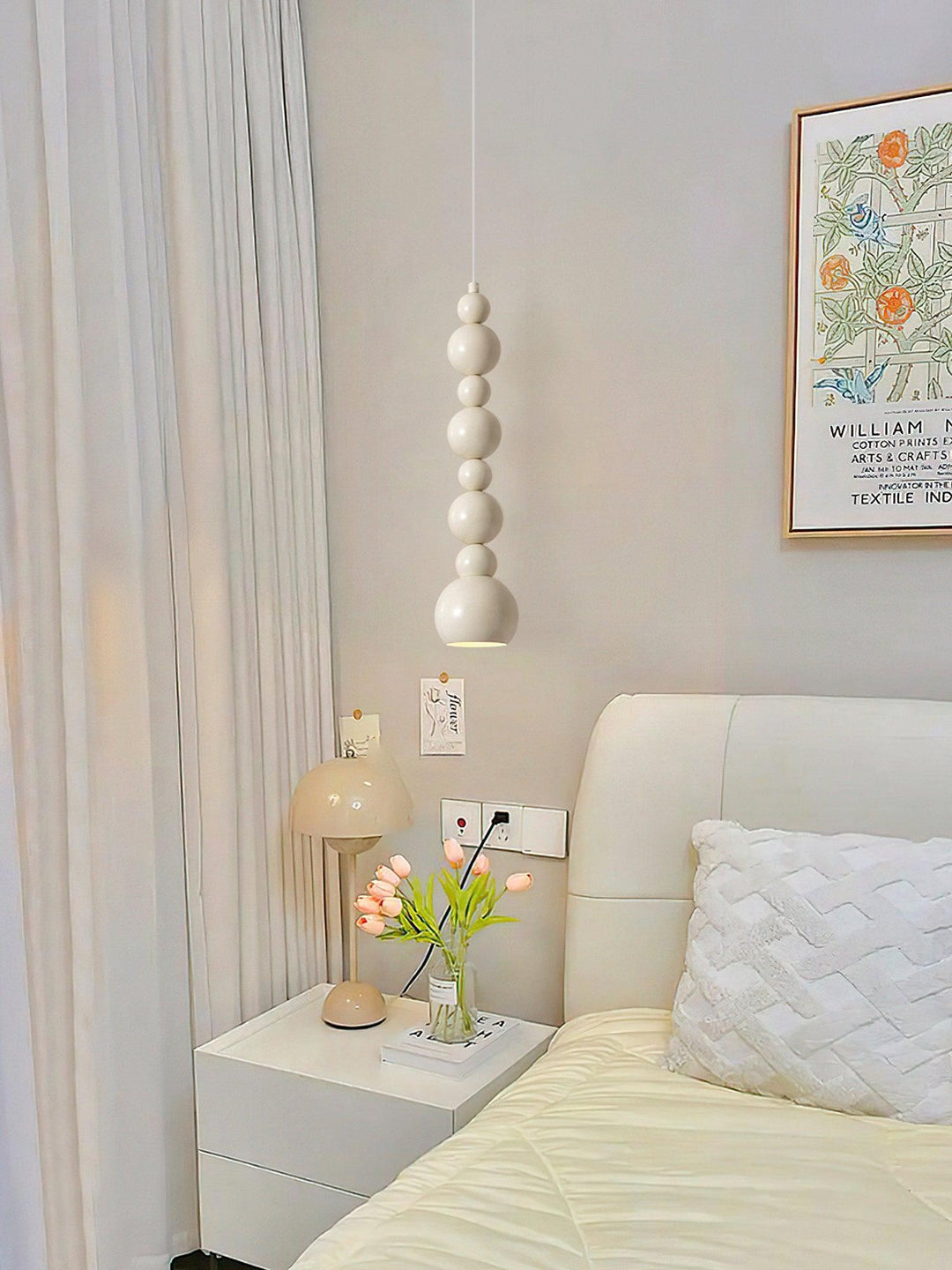 Bollen hanglamp design kinderkamer detail