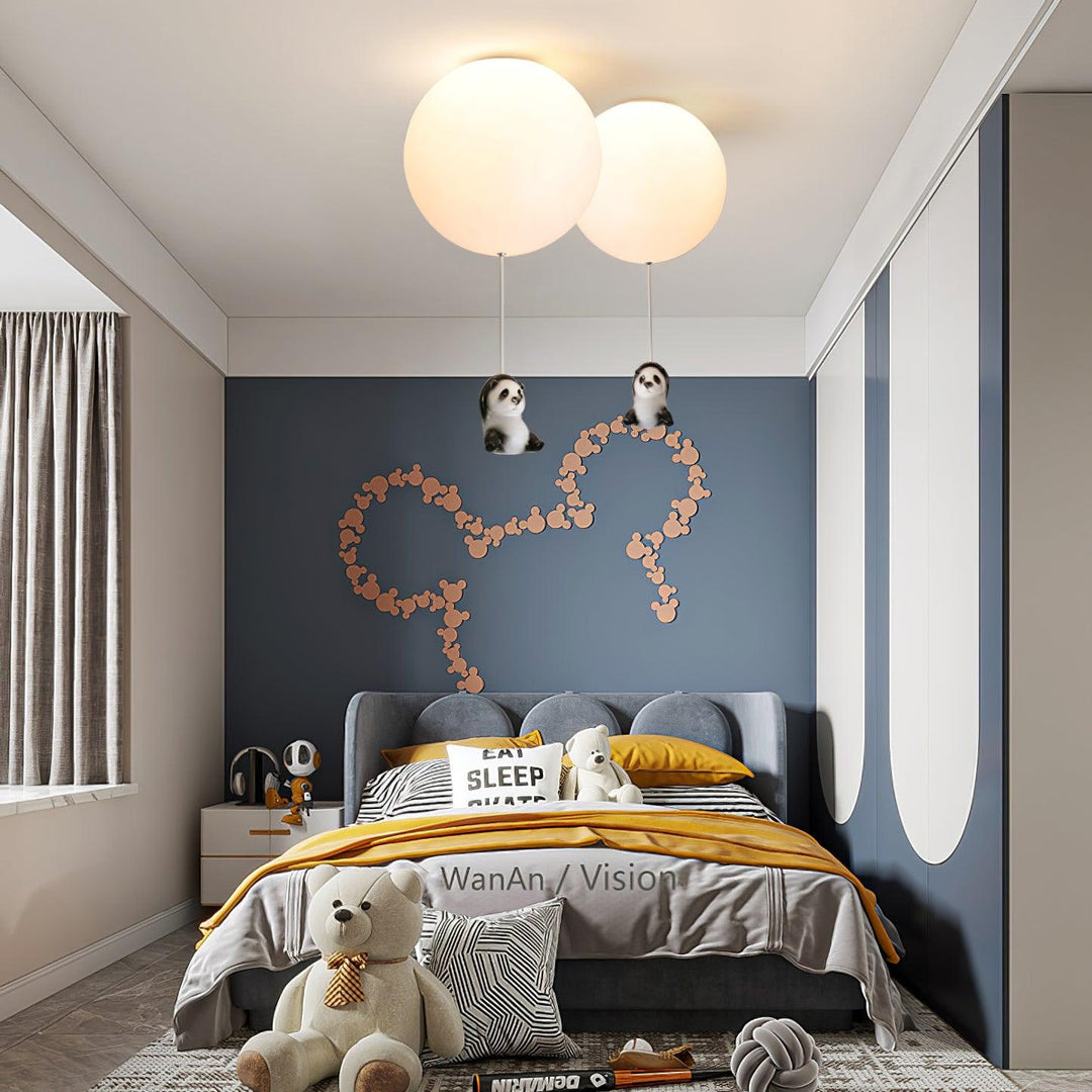 Panda semi-inbouw plafondlamp