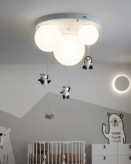 Panda plafondlamp meerdere maten
