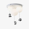 Pandaloo panda plafondlamp kinderkamer