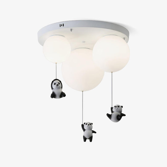 Pandaloo panda plafondlamp kinderkamer