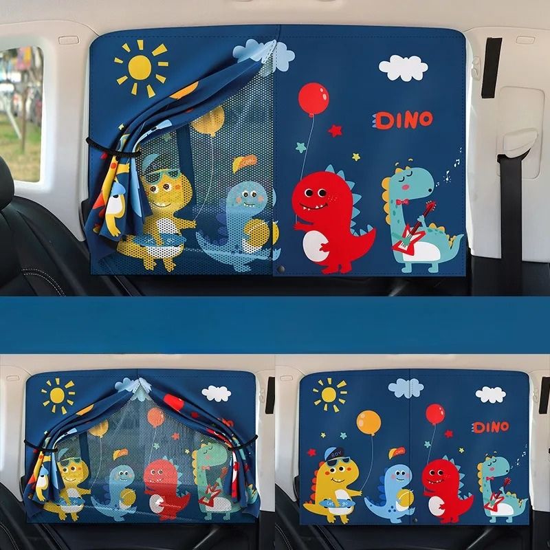 SunShield™ – Autogordijn - UV-Bescherming voor Kinderzitjes – Universeel en Magnetisch