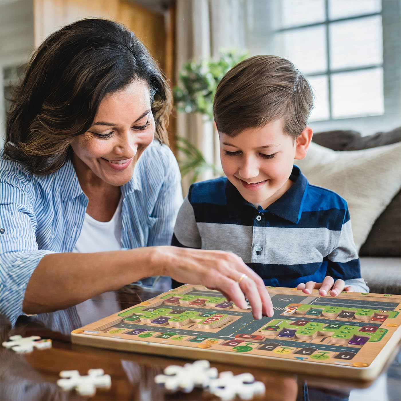 AlphaMaze™ - Montessori Alfabet Parkeerdoolhof