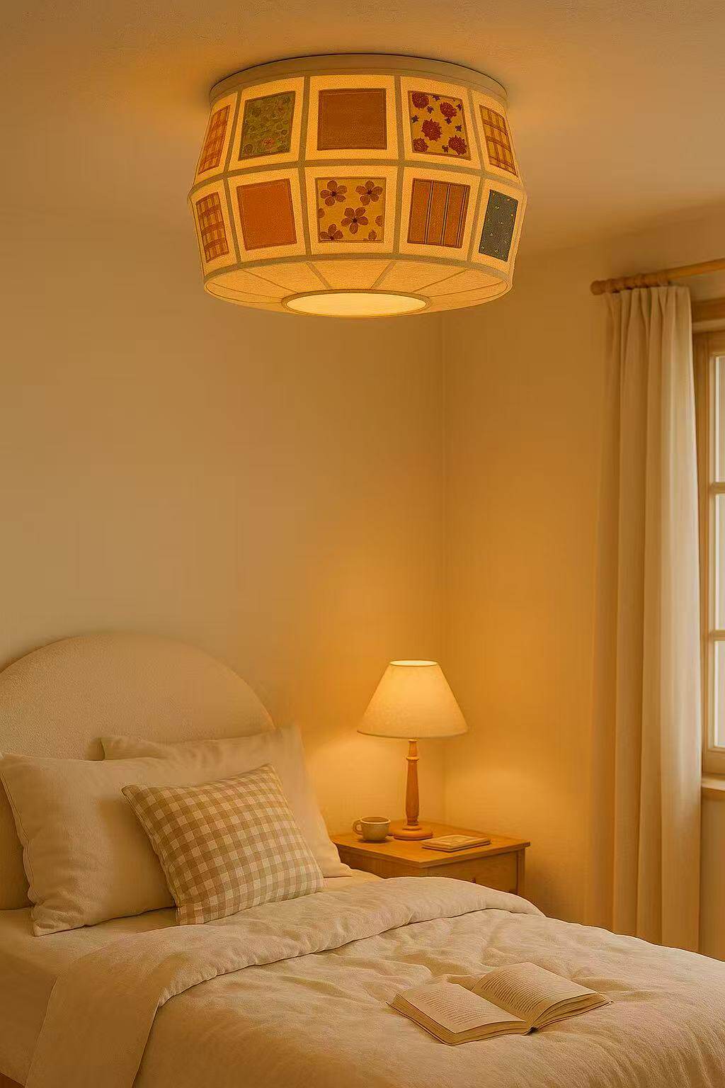 Lappenlief plafondlamp babykamer sfeer