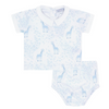 Milo & Moon - Blue Giraffe Luierbroekje Set