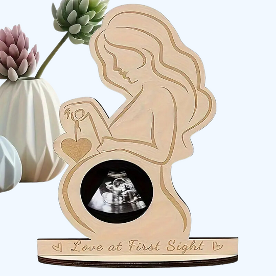 HeartPrint™ – Houten Baby Echo Fotolijst