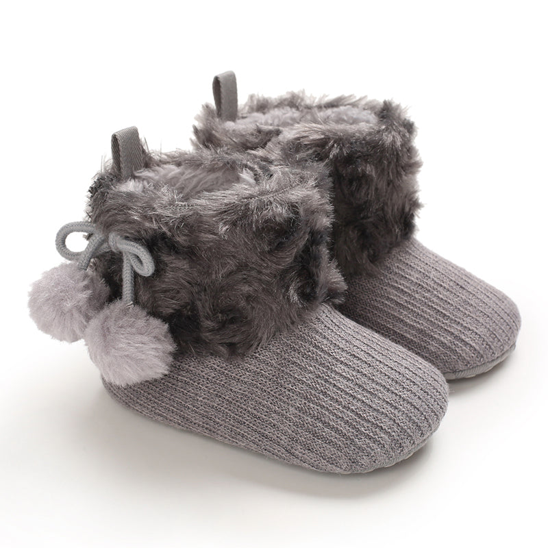 SnuggyPaws™ – Warme Baby Winterschoenen met Antislip Zool