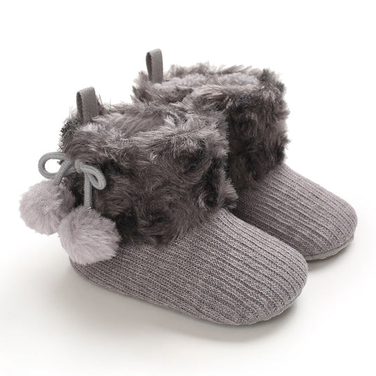 SnuggyPaws™ – Warme Baby Winterschoenen met Antislip Zool