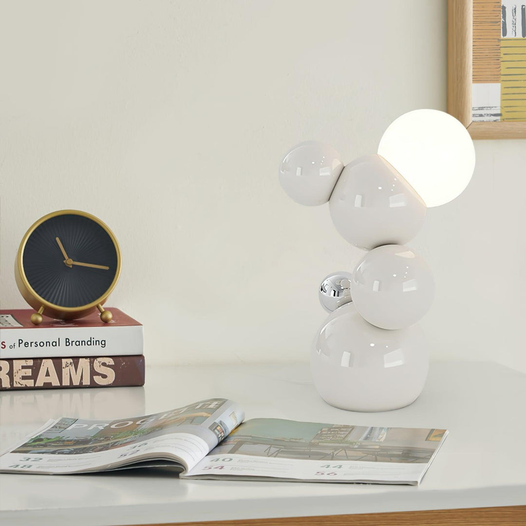 Reginelle tafellamp geel sfeerverlichting