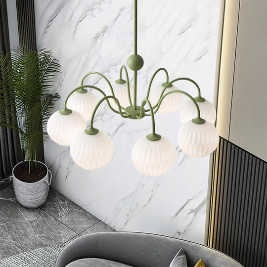 Verdelle kroonluchter in interieur