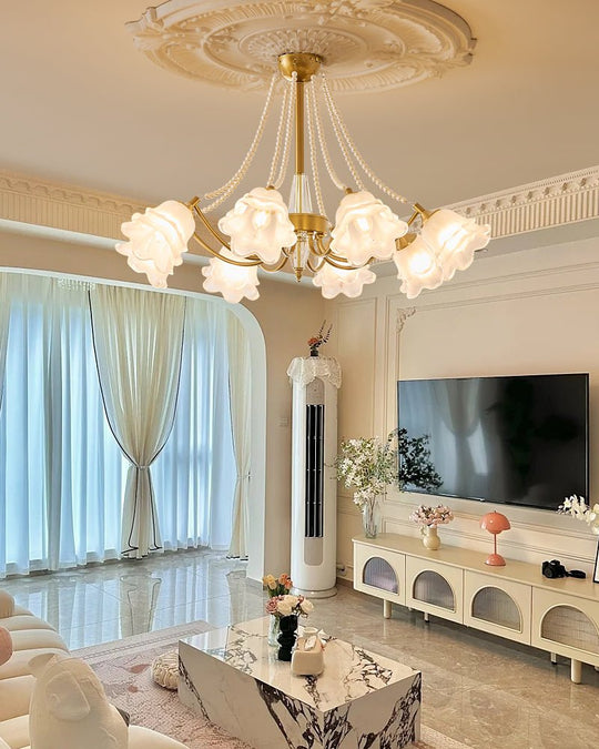 Design bloesem kroonluchter kinderkamer