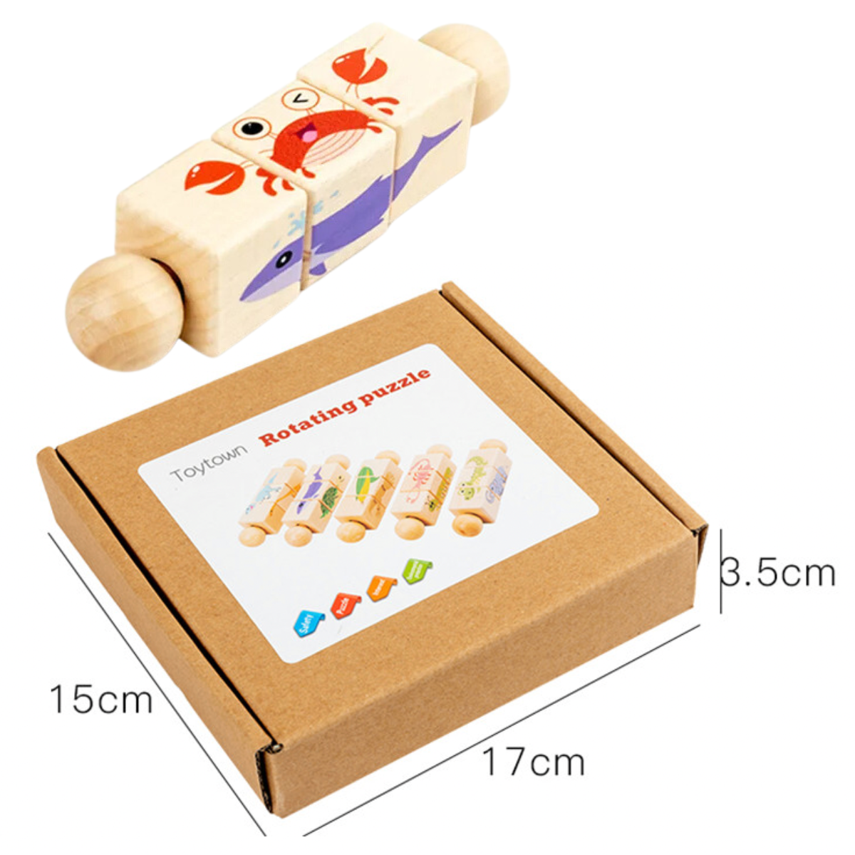 TwistieTots™  - Roterende Montessori Puzzel - Draai & Leer