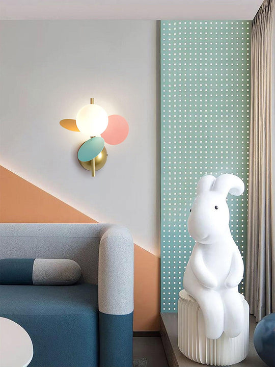Wandlamp macaron zijaanzicht