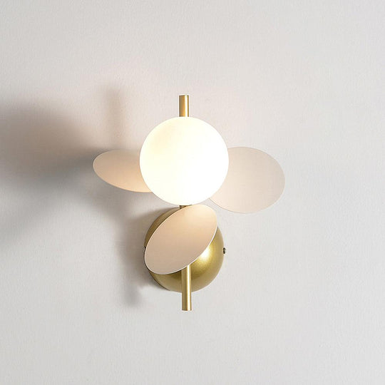 Kleurrijke macaron wandlamp warm licht