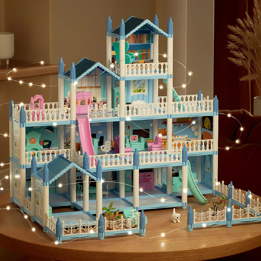 DreamHouse™ – DIY 3D Cartoon Poppenhuis Set – Creatief Miniatuurhuis voor Kinderen