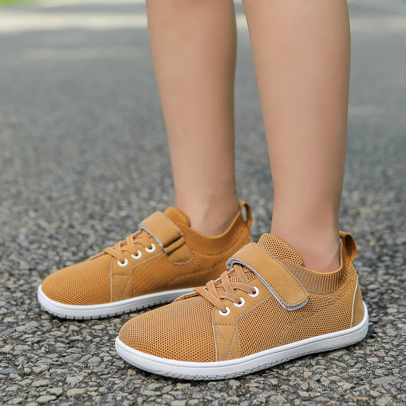 FreeStep – Barefoot Kindersneakers met Brede Neus en Flexibele Zool