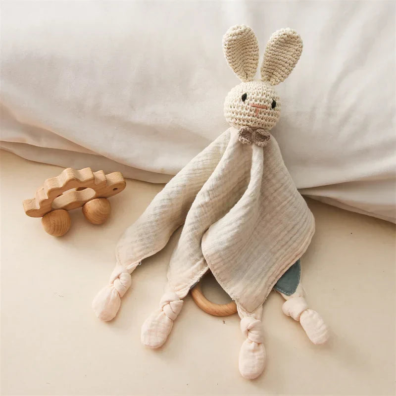 SnuggleBoo™ Knuffeldoekje met Bijtring & Rammelaar