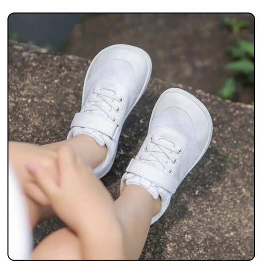 FlexiBare – Barefoot Kindersneakers met Brede Neus