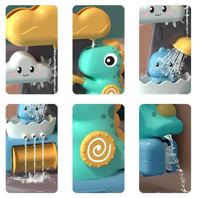 WaterJoy™ – Interactief Badspeelgoed met Douchepeddel – Educatief Waterplezier voor Kinderen