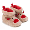 SantaSteps™ – Warme Kerstpantoffels met Antislipzool – Feestelijke Baby Sloffen