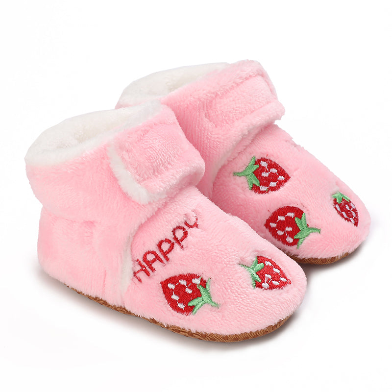 SantaSteps™ – Warme Kerstpantoffels met Antislipzool – Feestelijke Baby Sloffen