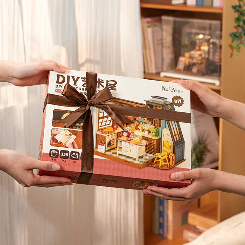 BakeVilla™ – DIY Miniatuur Bakkeuken Bouwset met 359 Onderdelen