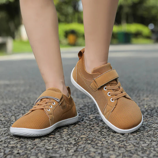 FreeStep – Barefoot Kindersneakers met Brede Neus en Flexibele Zool