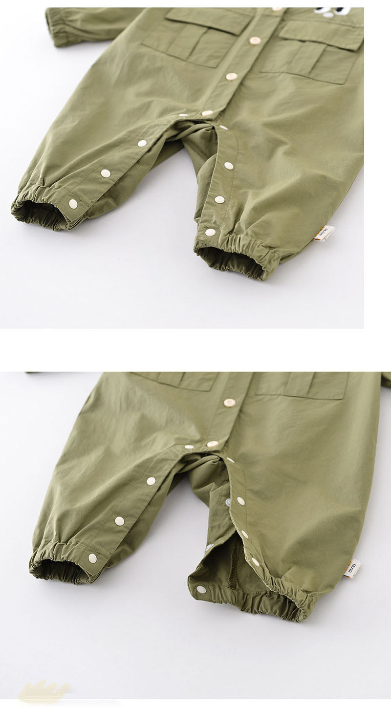 CrocAdventure – Speelse Olijfgroene Jumpsuit