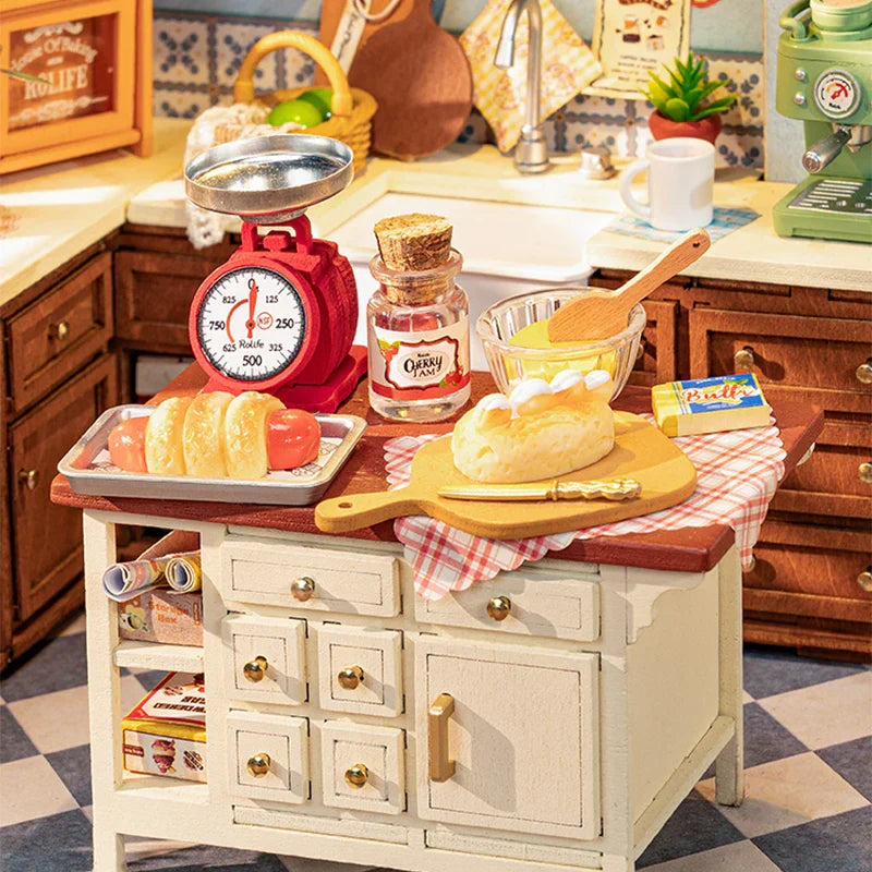 BakeVilla™ – DIY Miniatuur Bakkeuken Bouwset met 359 Onderdelen