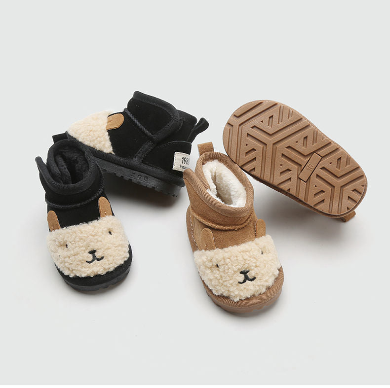 PlayStep™ – Warme Enkellaarsjes met Speels Detail – Comfortabele Winterlaars