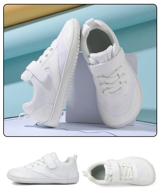 FlexiBare – Barefoot Kindersneakers met Brede Neus
