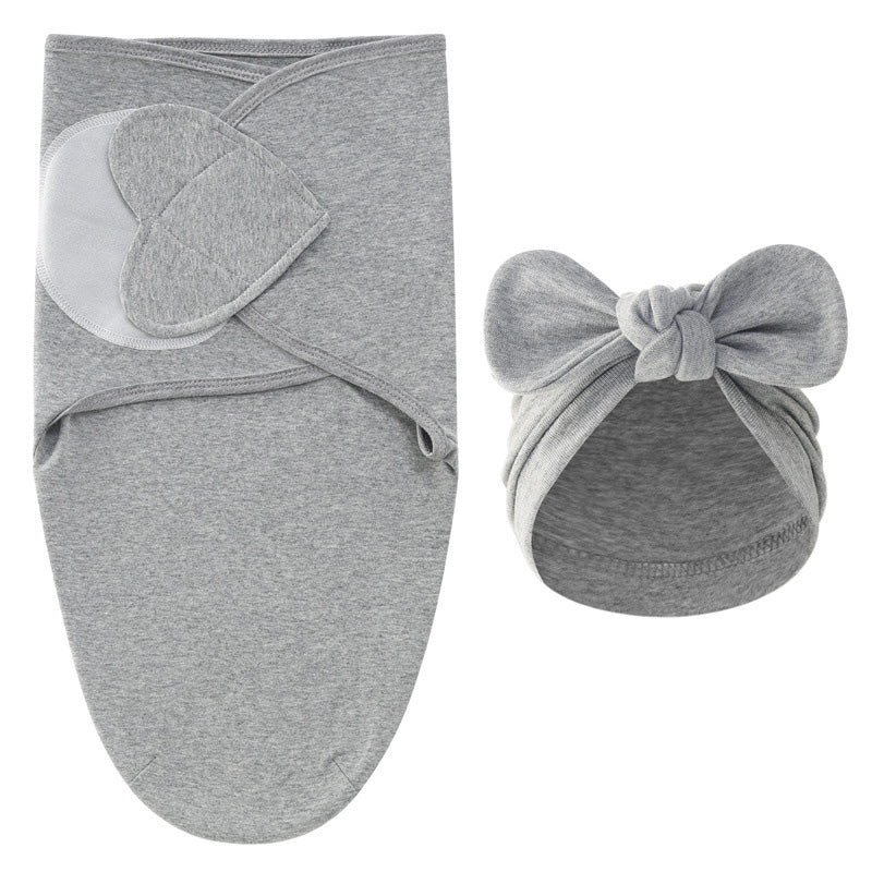 SnuggleWrap – Luxe Inbakerdoek met Mutsje voor Pasgeborenen
