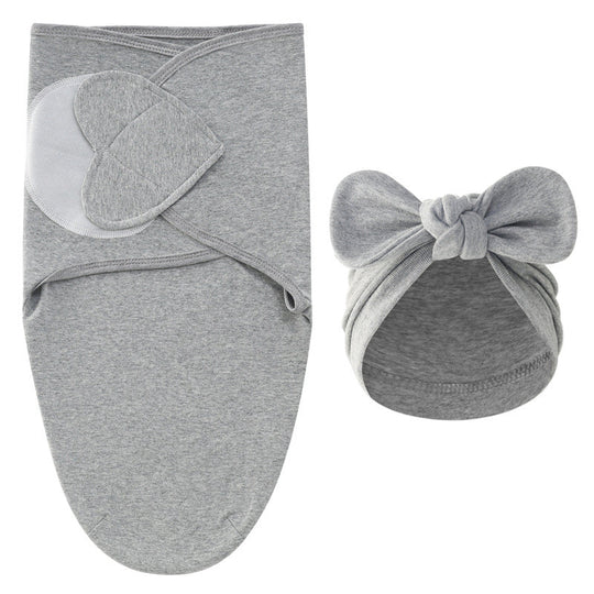 SnuggleWrap – Luxe Inbakerdoek met Mutsje voor Pasgeborenen