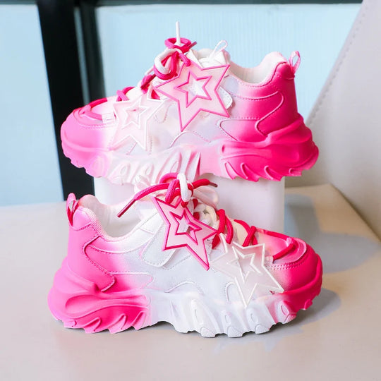 StarRun™ – Chunky Sneakers met Ster Decor voor Kinderen
