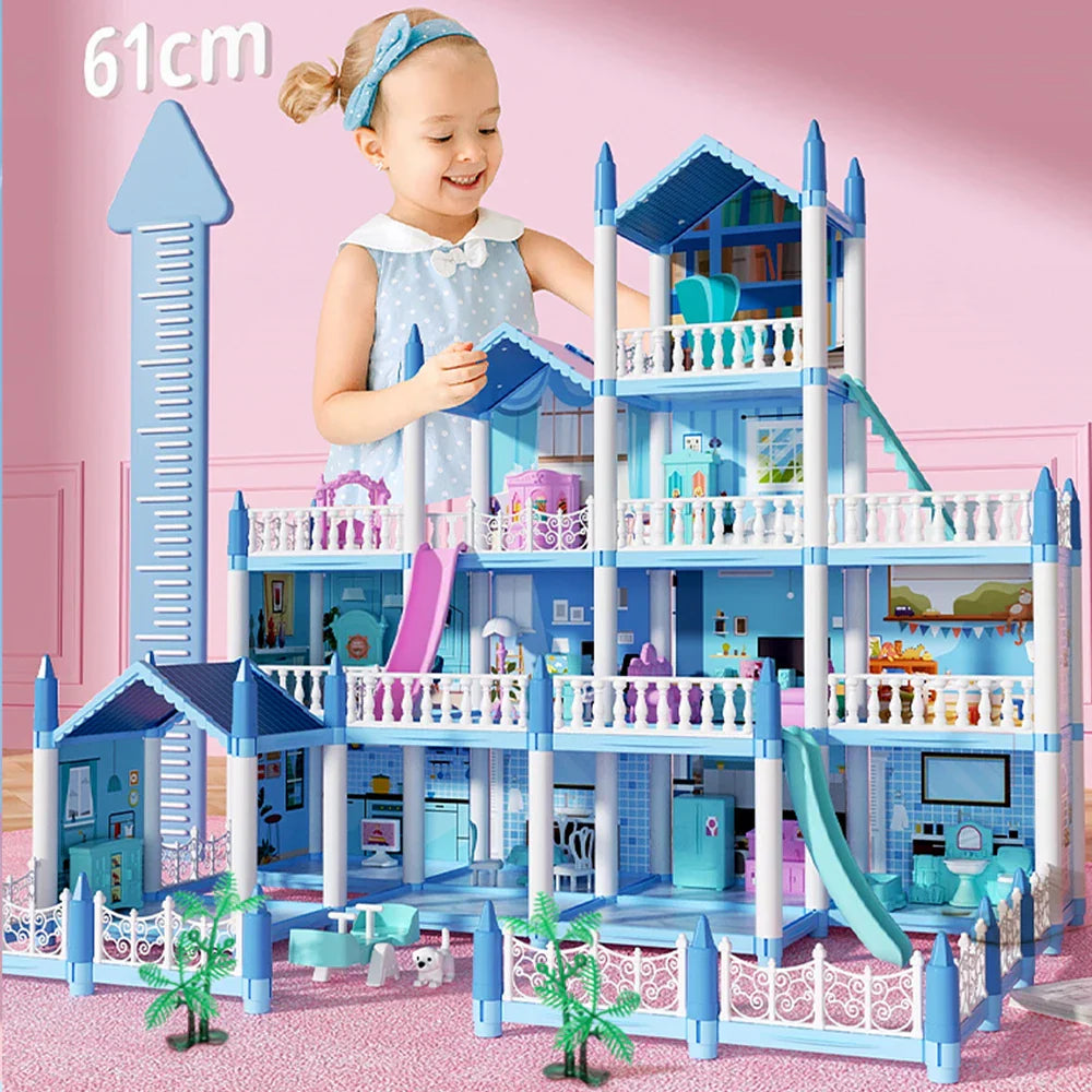 DreamHouse™ – DIY 3D Cartoon Poppenhuis Set – Creatief Miniatuurhuis voor Kinderen