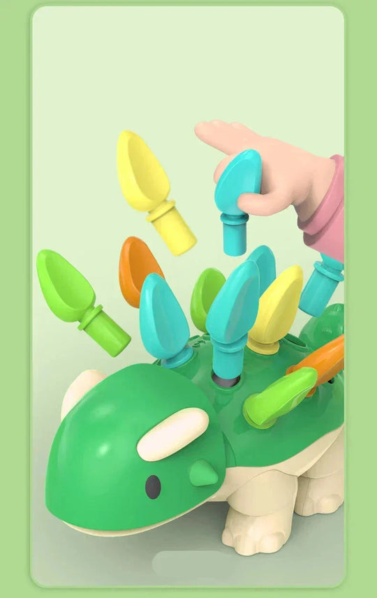 SensoryDino™ – Montessori Kleur- en Sorteerspeelgoed voor Peuters