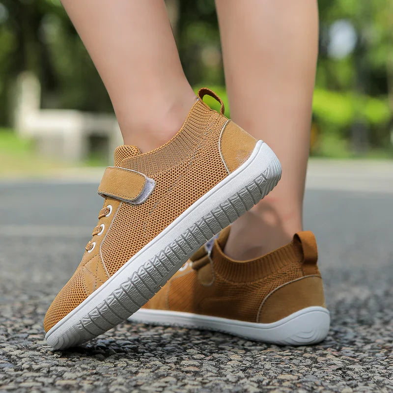 FreeStep – Barefoot Kindersneakers met Brede Neus en Flexibele Zool