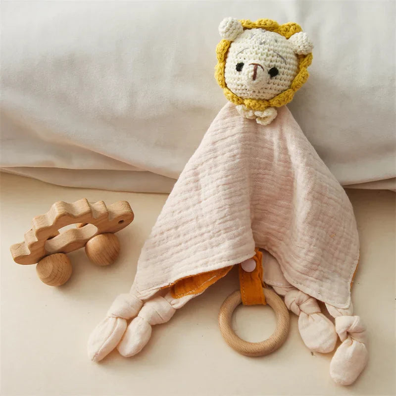 SnuggleBoo™ Knuffeldoekje met Bijtring & Rammelaar