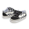 LilWalks™ – Checkerboard Babysneakers met Klittenband – Eerste Antislip Schoentjes