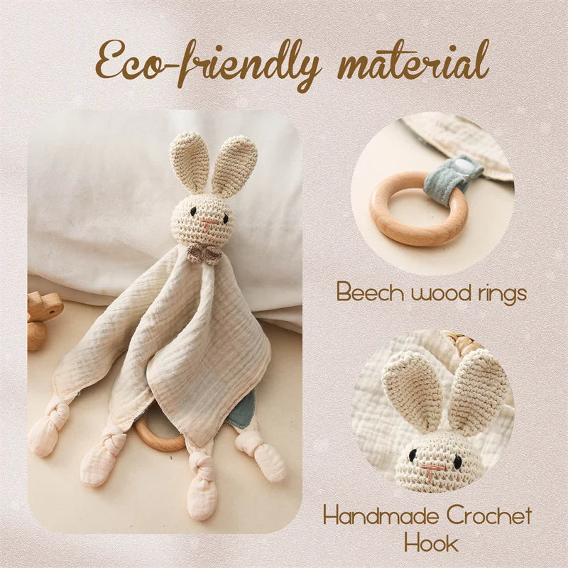SnuggleBoo™ Knuffeldoekje met Bijtring & Rammelaar