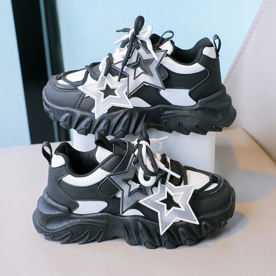 StarRun™ – Chunky Sneakers met Ster Decor voor Kinderen