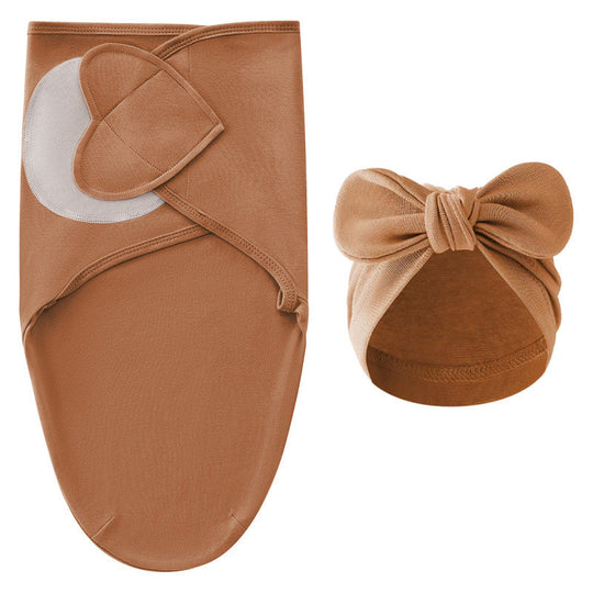 SnuggleWrap – Luxe Inbakerdoek met Mutsje voor Pasgeborenen