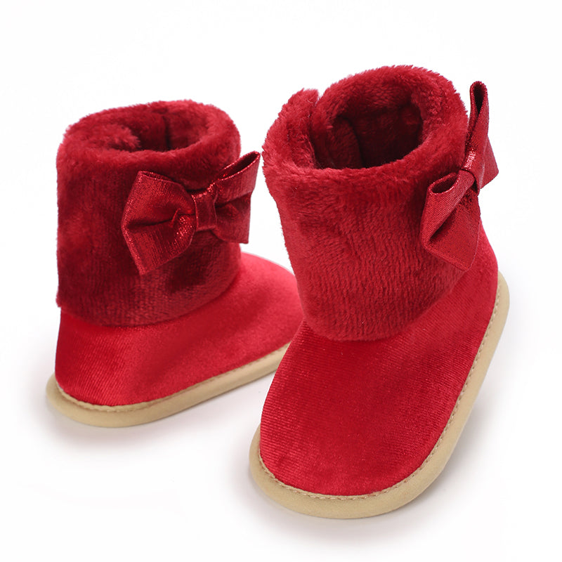 SantaSteps™ – Warme Kerstpantoffels met Antislipzool – Feestelijke Baby Sloffen