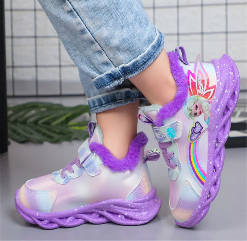 FroziStep™ – Frozen Meisjes Sneakers met LED-licht