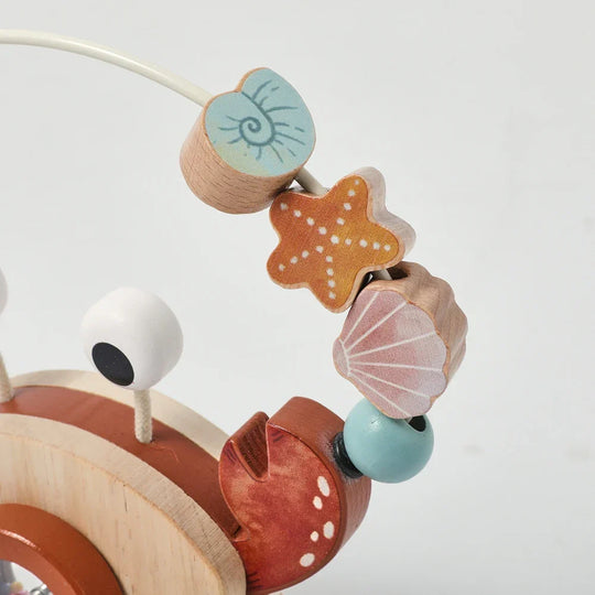 CrabbyPull™ – Houten Trekkrab Speelgoed – Leuk & Educatief