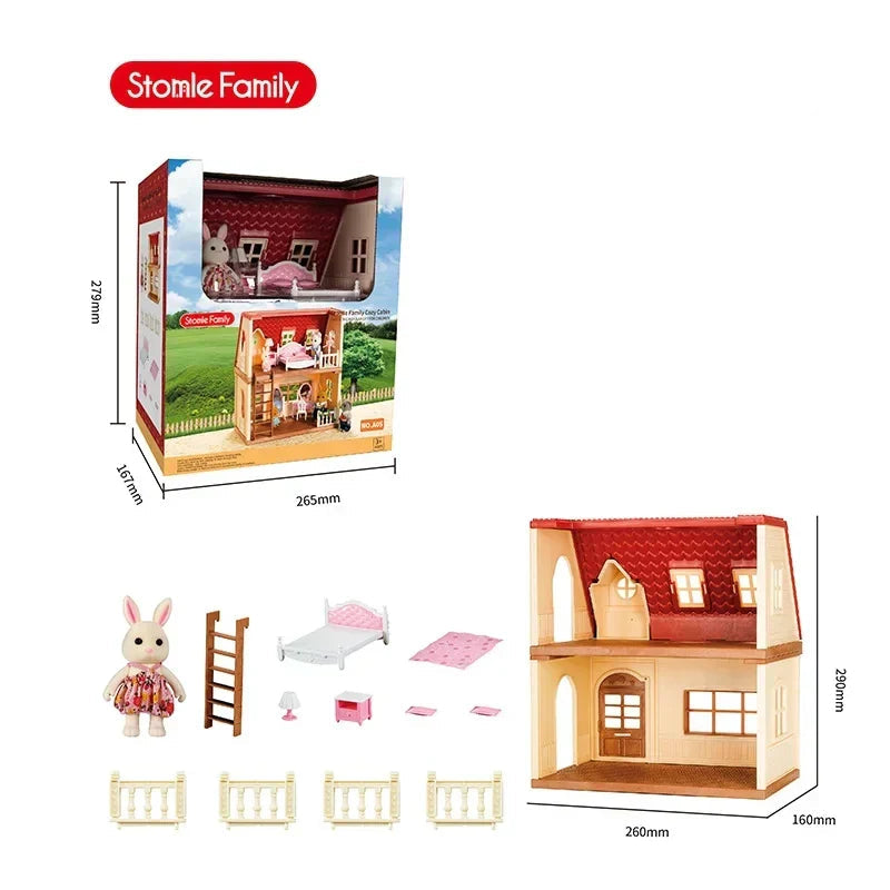 WoodlandVilla™ – Miniatuurhuis met Boskeuken & Accessoires