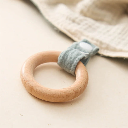 SnuggleBoo™ Knuffeldoekje met Bijtring & Rammelaar