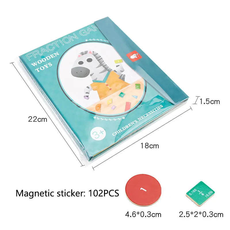 MagnetoFractions™ – Magnetisch Breukenpuzzelboek!