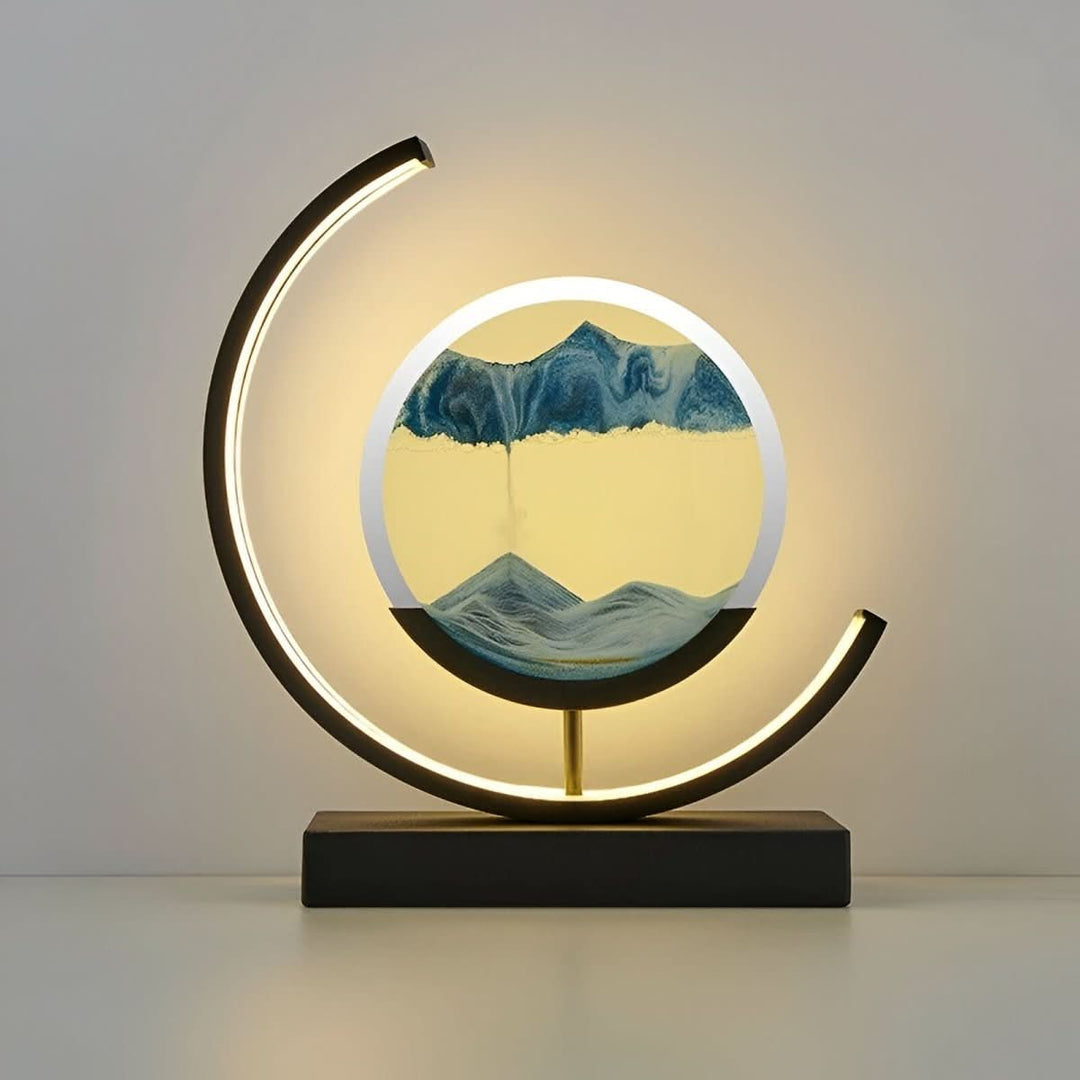 SandAura – Zandlamp met LED Verlichting