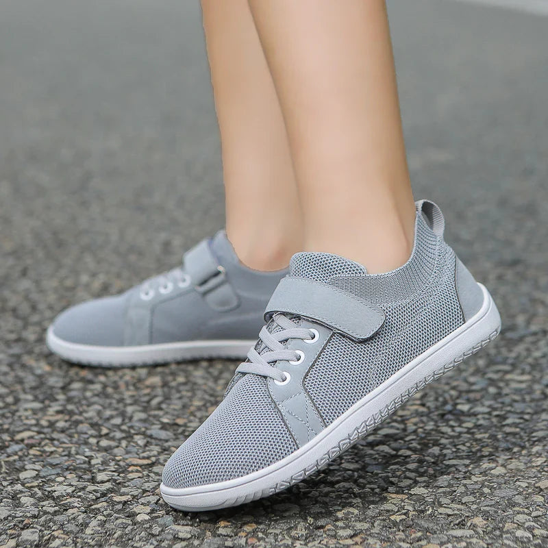 FreeStep – Barefoot Kindersneakers met Brede Neus en Flexibele Zool